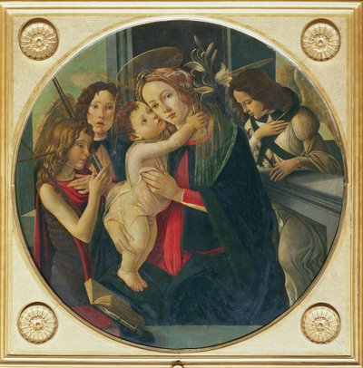 Madonna and Child with St. John the Baptist by Sandro Botticelli